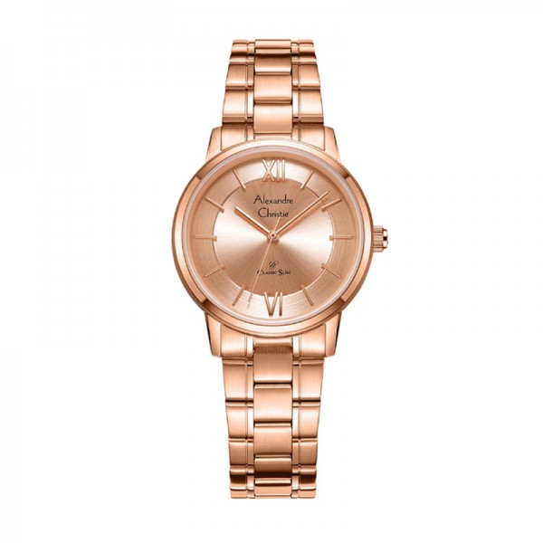 Alexandre Christie AC 8689 Full Rosegold Lady LHBRGLN